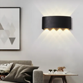 El Sewedy 600004 Triple Black Up & Down 6 W IP54 Outdoor Wall Light | Outdoor Wall Lighting - SKU 600004