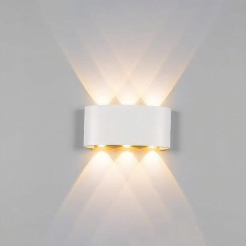 El Sewedy 600005 Triple White Up & Down 6 W IP54 Outdoor Wall Light | Outdoor Wall Lighting - SKU 600005
