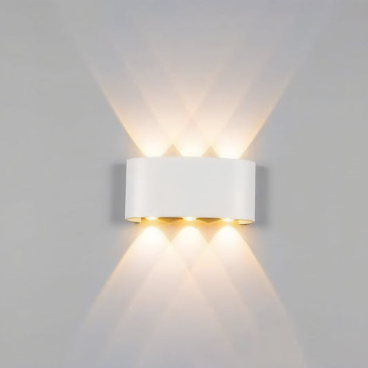 El Sewedy 600005 Triple White Up & Down 6 W IP54 Outdoor Wall Light | Outdoor Wall Lighting - SKU 600005