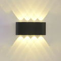 El Sewedy 600006 Up & Down Quattro Black 8 W IP54 Outdoor Wall Light | Outdoor Wall Lighting - SKU 600006