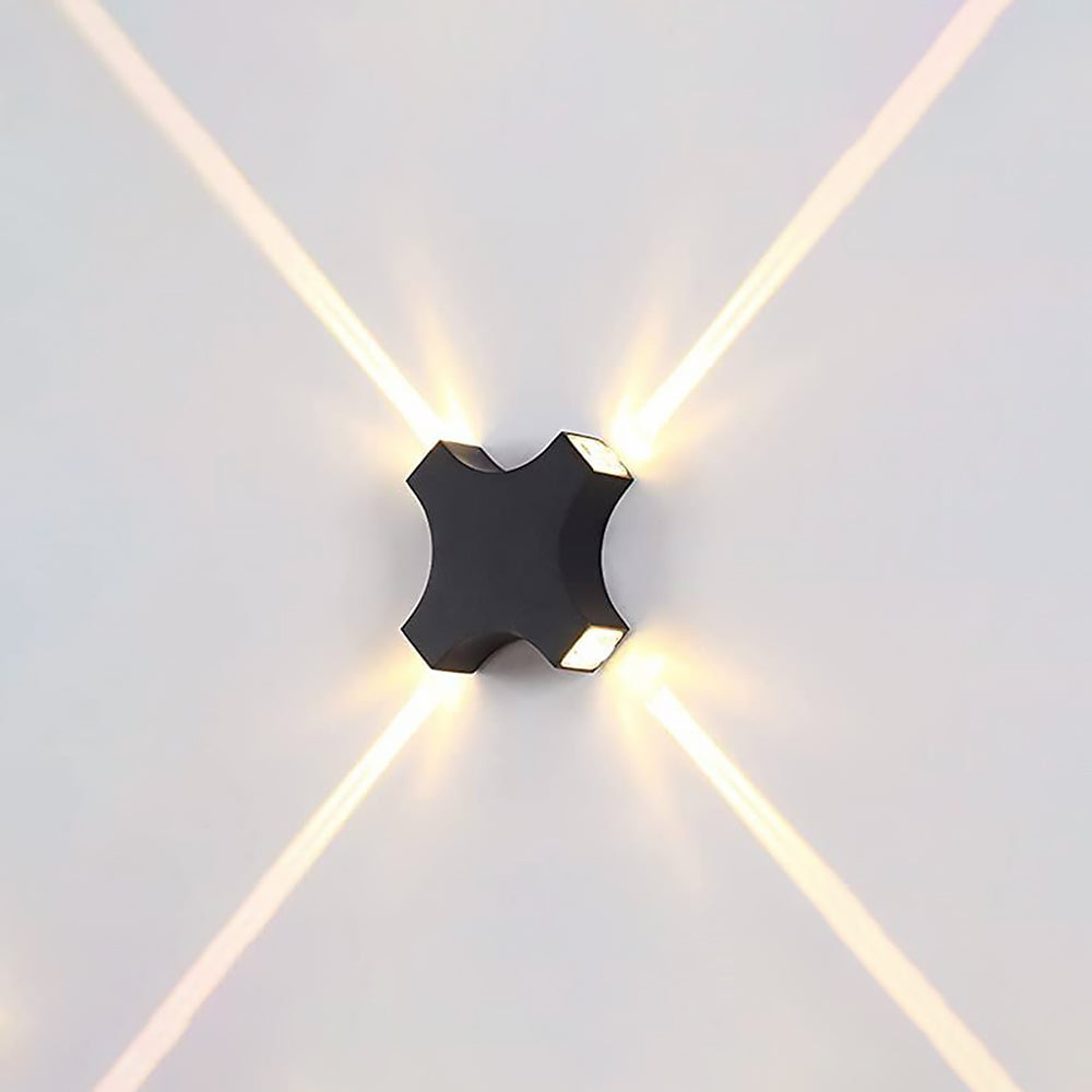 El Sewedy 600012 Black 4 * 2 Watt IP56 Outdoor Wall Light | Outdoor Wall Lighting - SKU 600012