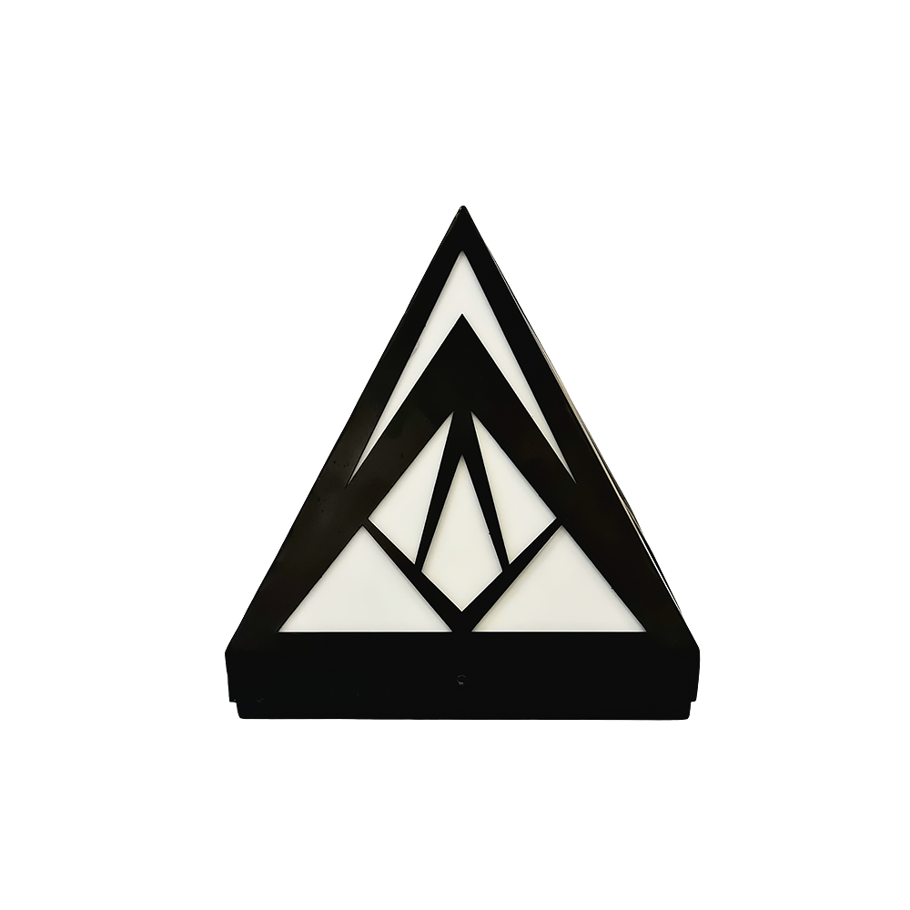السويدي El Sewedy 600018 Pyramid Shape أسود IP56 25*25 1*e27 حائط خارجي Lantern | حائط خارجي إضاءة - SKU 600018