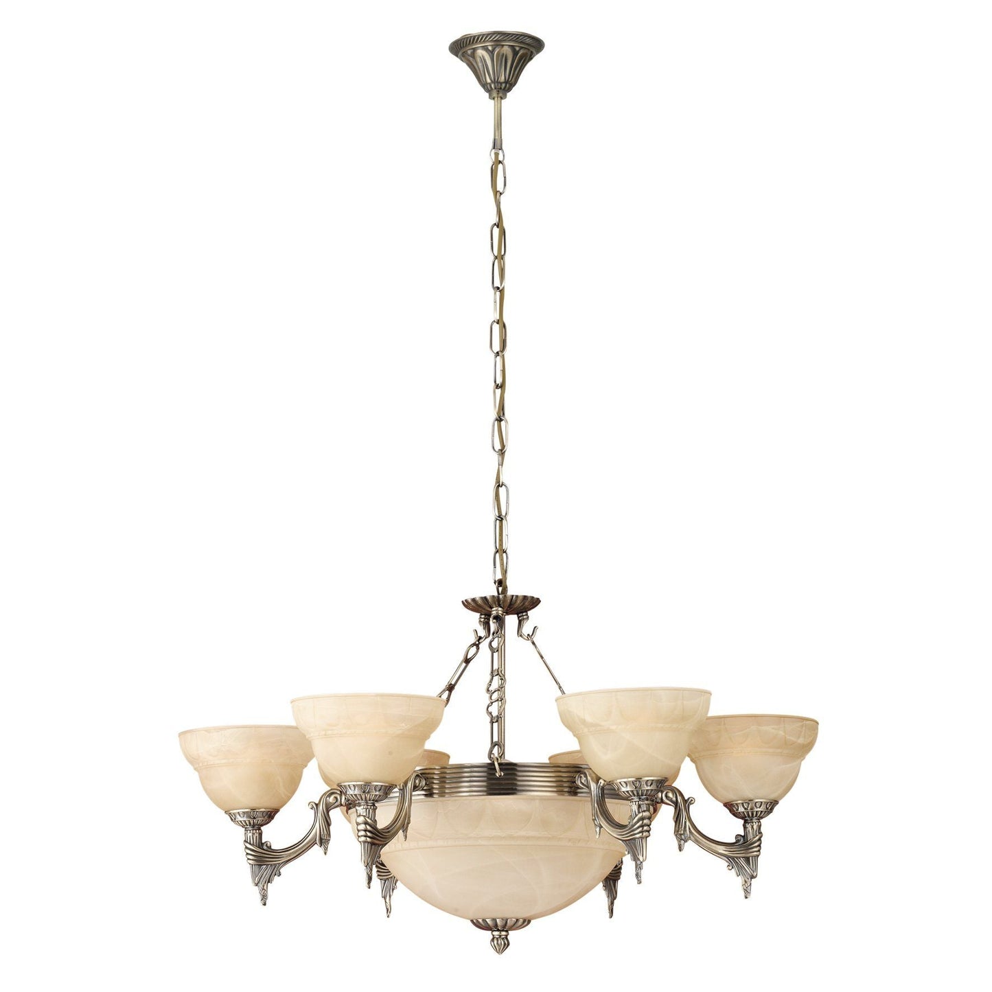 EGLO 70934 Bronze معدن و Alabaster زجاج Pendant إضاءة | Decorative Indoor إضاءة - SKU 70934