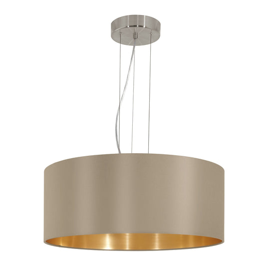 EGLO 71126 Grey Nickel and Grey Pendant Light | Decorative Indoor Lighting - SKU 71126