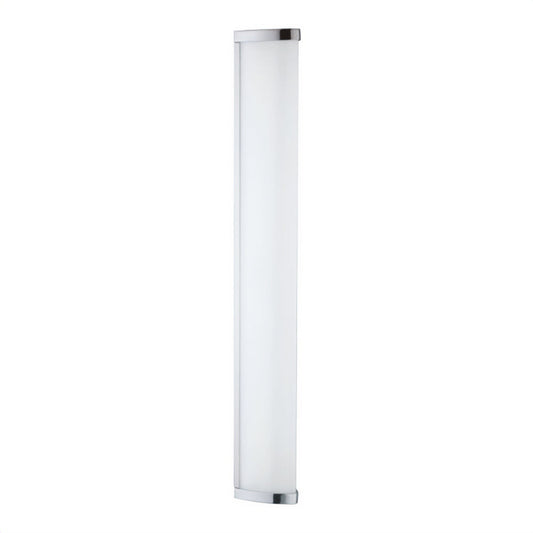Applec 71145 Long Rectangular Frame In Polished Chrome Finish with A White Acrylic Light Diffuser 16W 4000K- Warm White IP44 Outdoor Wall Light | Outdoor Wall Lighting - SKU 71145