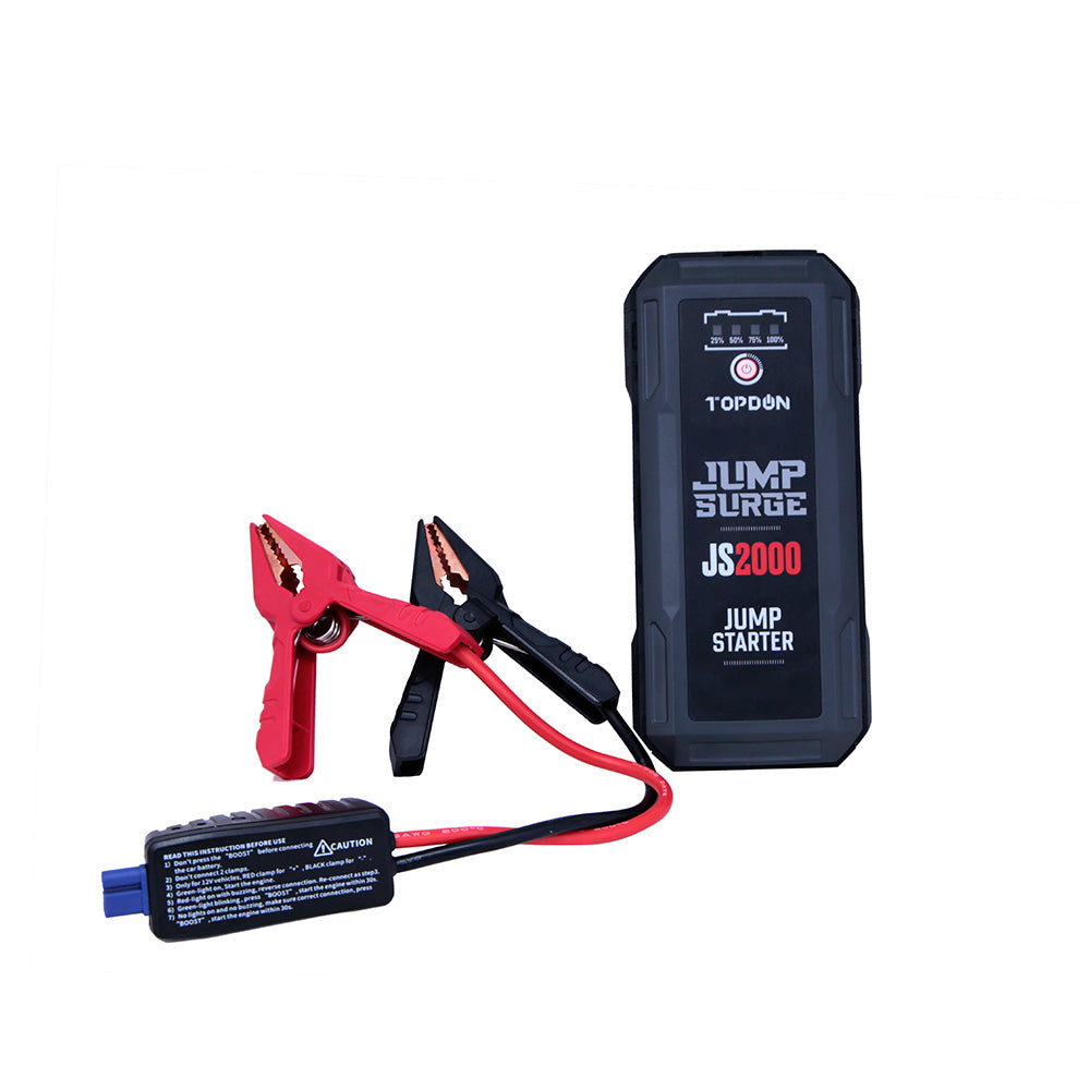 TOPDON car jump starter and power bank 2000A