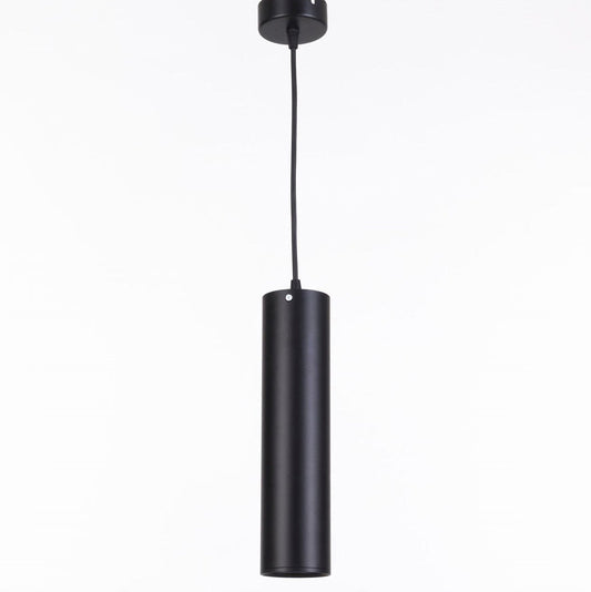 El Sewedy 856887 Single Black Cylinder Pendant Light | Decorative Indoor Lighting - SKU 856887