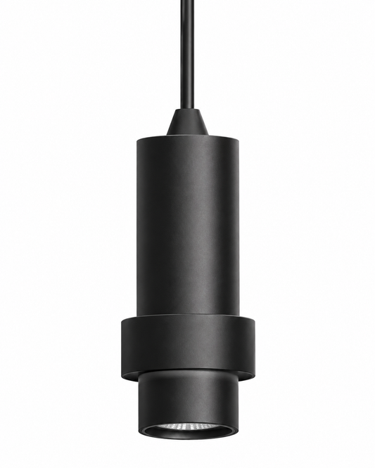 Luma Magnetic Track Adjustable Pendant Spotlight | 9W, 24°, 3000K, Black