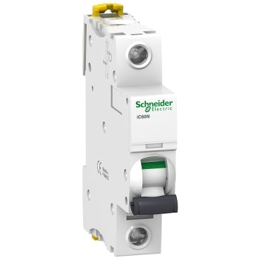 Schneider Electric Acti9 iC60N Miniature Circuit Breaker A9F77116 | 1P, 16A, 10kA, C Curve MCB