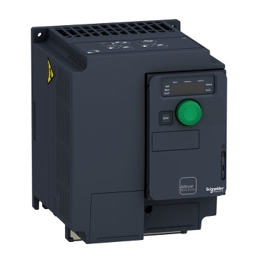 شنايدر إلكتريك Altivar Machine ATV320 VFD ATV320U40N4C | 4 كيلووات (5.5 حصان)، 380-500 فولت، محرك ثلاثي الأطوار متغير السرعة مدمج