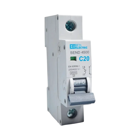 بيتا Beta Electric 1P 1 قطب منحنى C MCB قاطع أوتوماتيك 63 أمبير فريم / إطار قاطع MCB أوتوماتيك