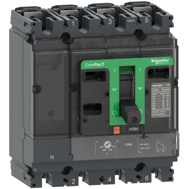 Schneider Electric C25F4TM250 ComPacT NSX MCCB NSX250F 4P 250A 36kA TMD Trip Unit