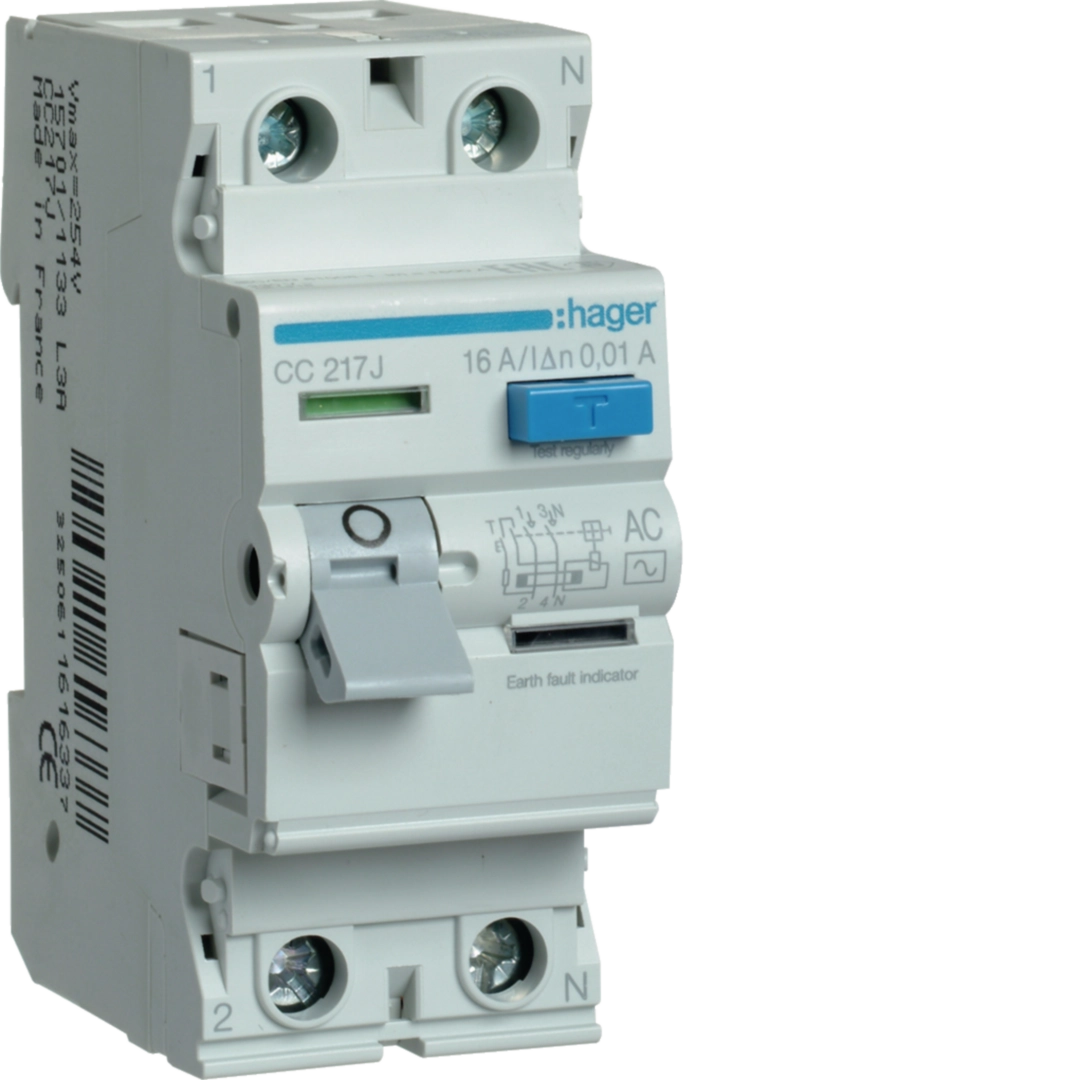 Hager hager-cc-rccb-2p-10ma-type-ac product image