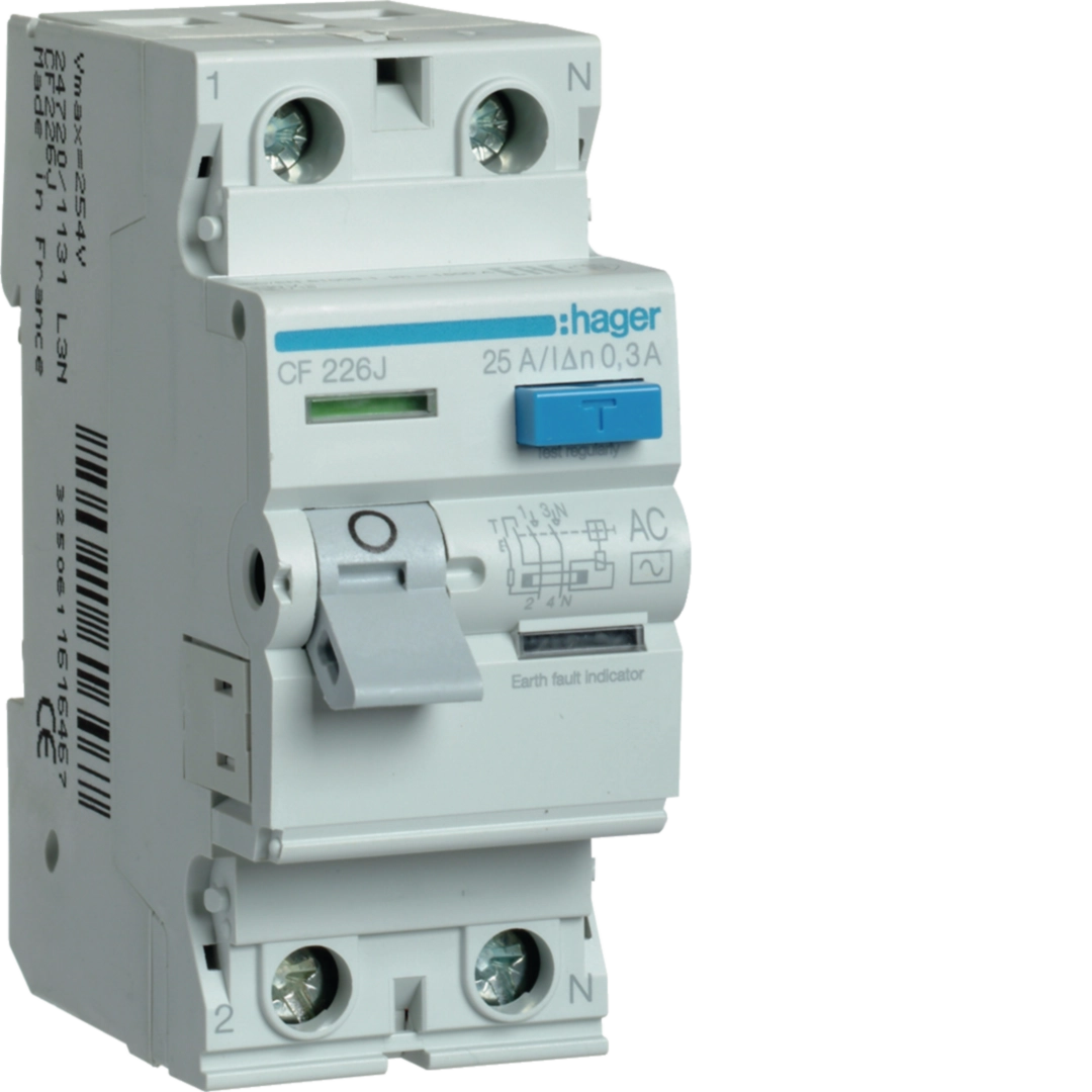 Hager hager-cf-rccb-2p-300ma-type-ac product image