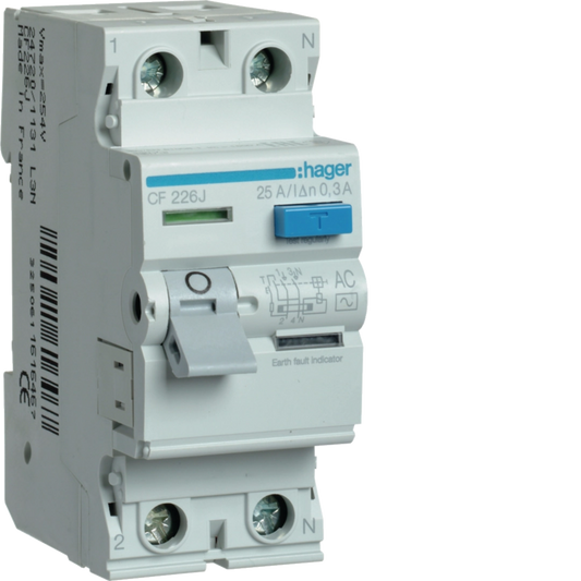 Hager hager-cf-rccb-2p-300ma-type-ac product image