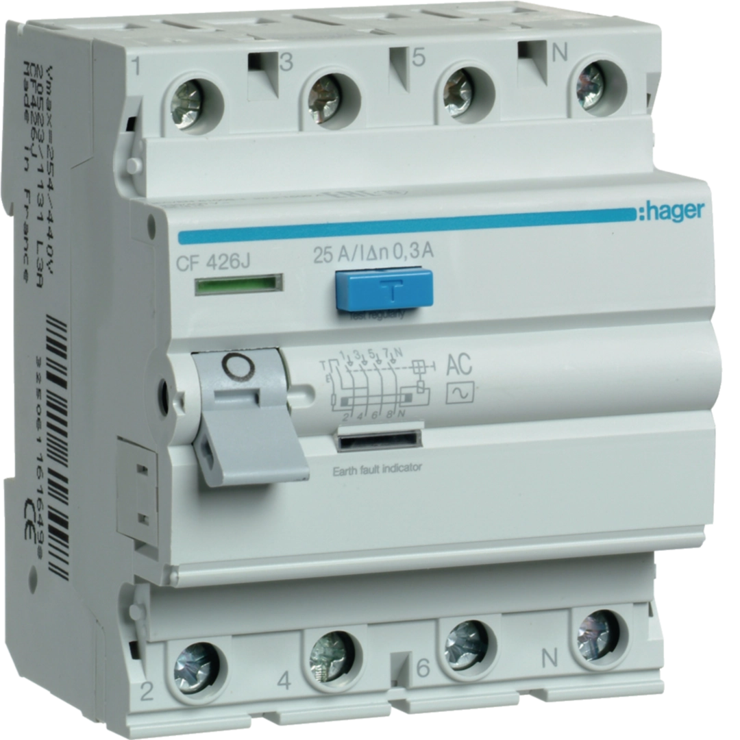 Hager hager-cf-rccb-4p-300ma-type-ac product image