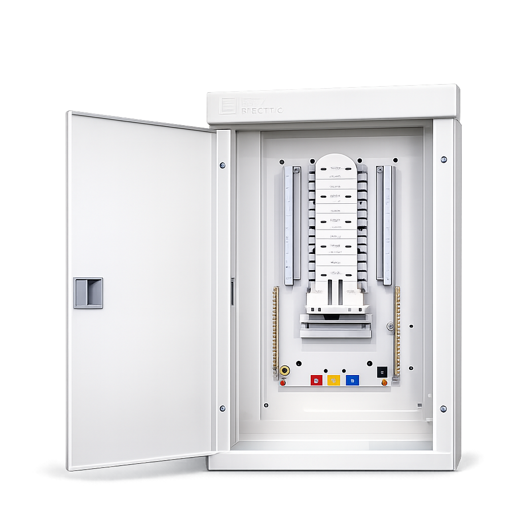 Beta Electric Distribution Board 12-48 Ways with Busbars | Main Incomer MCB Panel