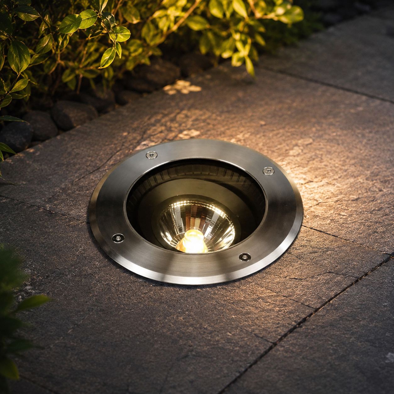 MP Illumination كشاف أرضي غاطس 9W 25deg-3000K-ip67 غاطس In-Ground Uplight | خارجي Landscape إضاءة