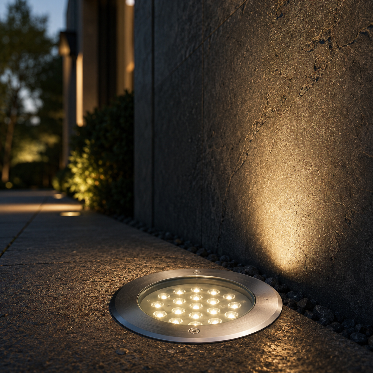 السويدي El Sewedy 1006826 7020 كشاف أرضي غاطس 20W -3000K-ip67 غاطس In-Ground Uplight | خارجي Landscape إضاءة