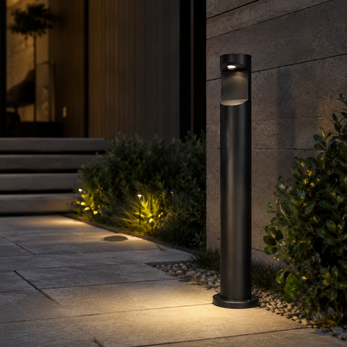 BLD 92 - Die Cast Aluminum Body -10W-ip54-3000K Garden Bollard Light | Outdoor Garden Lighting