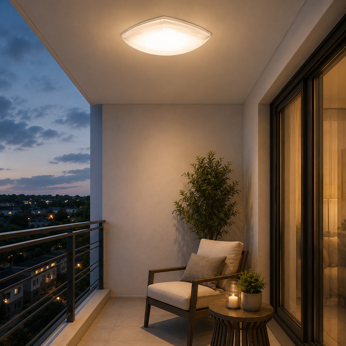 Porto Marina Polycarbonate 2xE27 Lamp IP65
