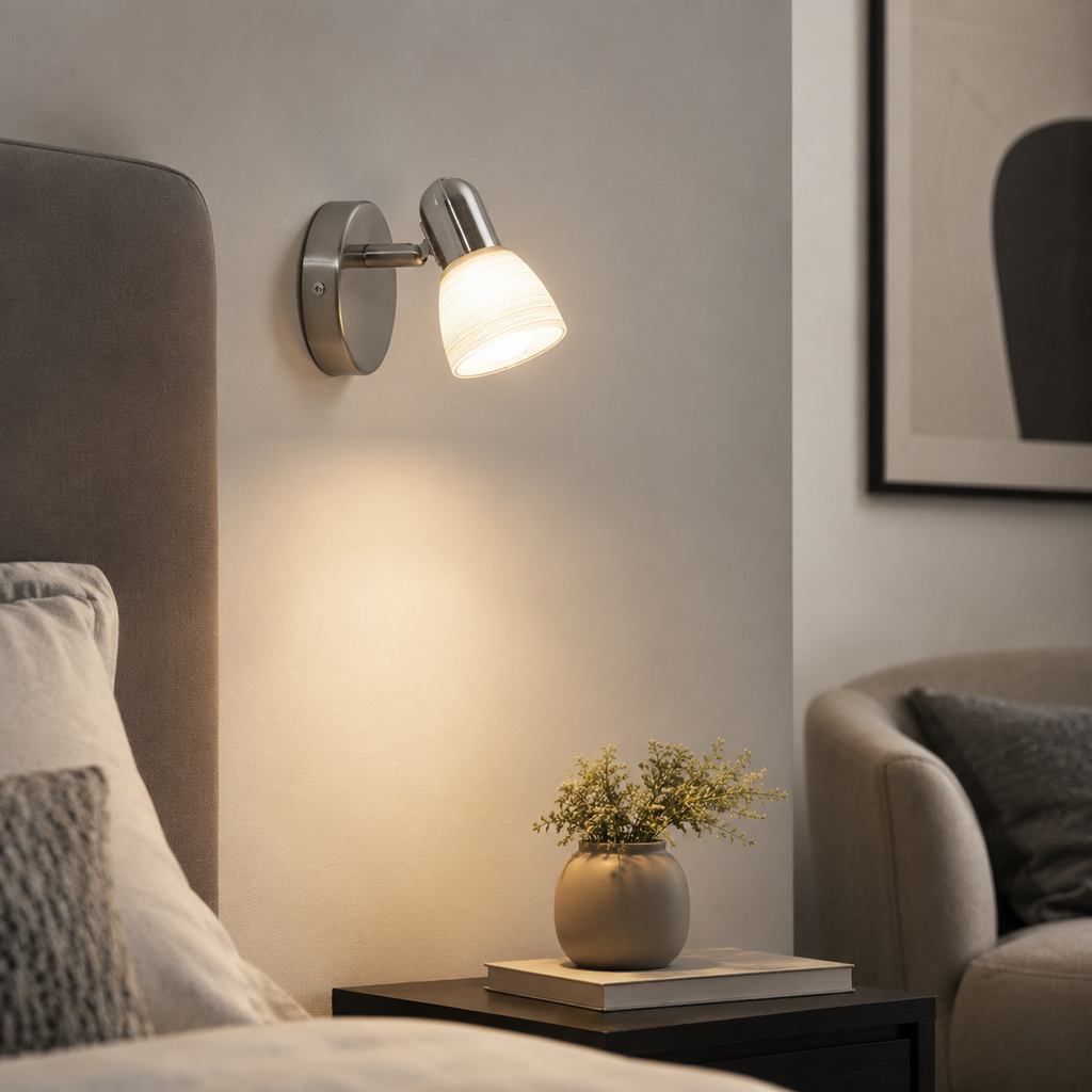 Grey Steel Nickel Spot Light | Decorative Indoor Lighting