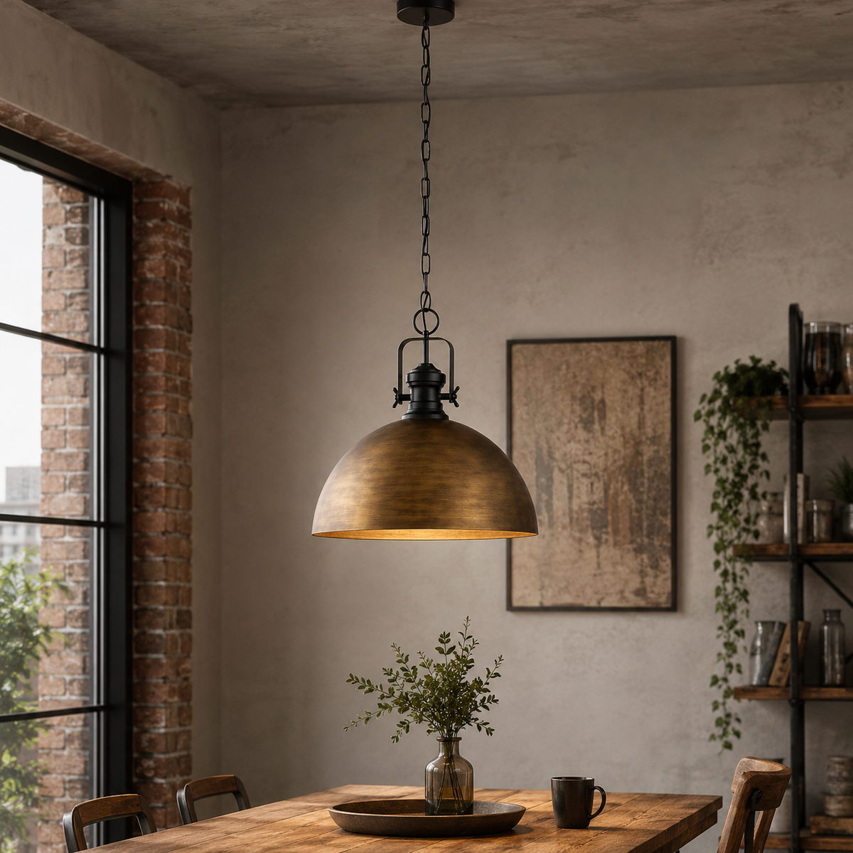 Bronze Steel Bronze Pendant إضاءة | Decorative Indoor إضاءة