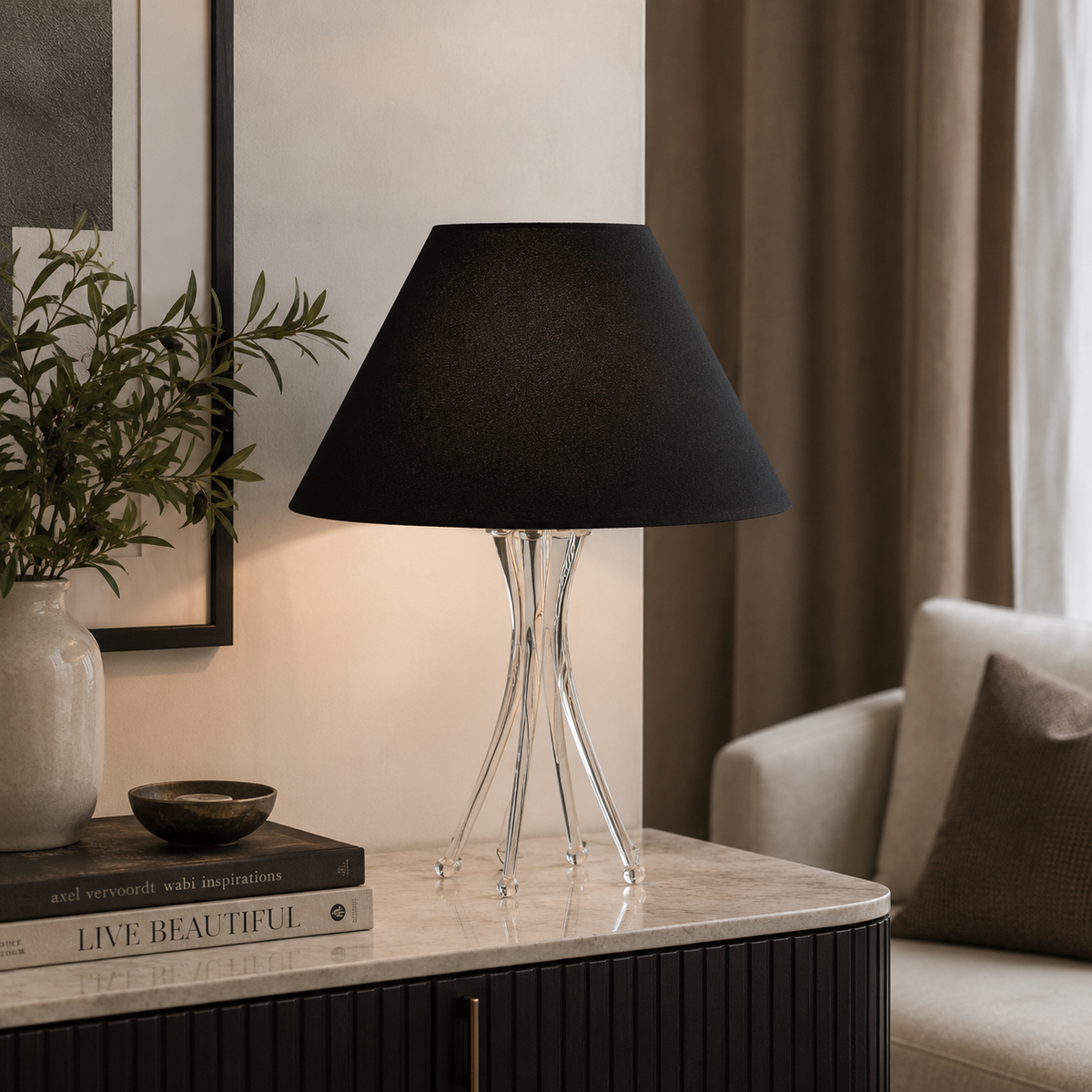 معدن مع فضي Coating Lamp Shade | Decorative Indoor إضاءة