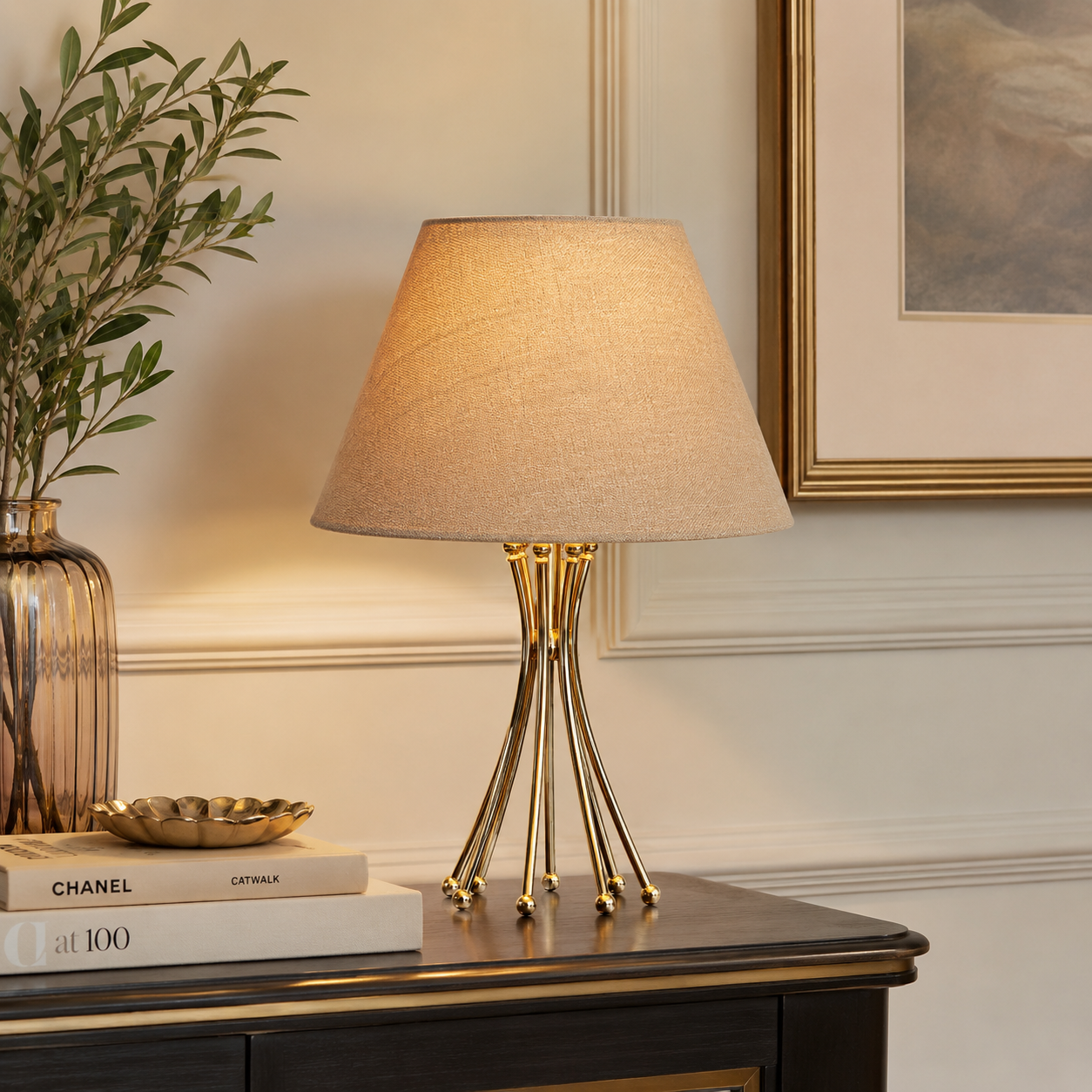معدن مع ذهبي Plating Lamp Shade | Decorative Indoor إضاءة