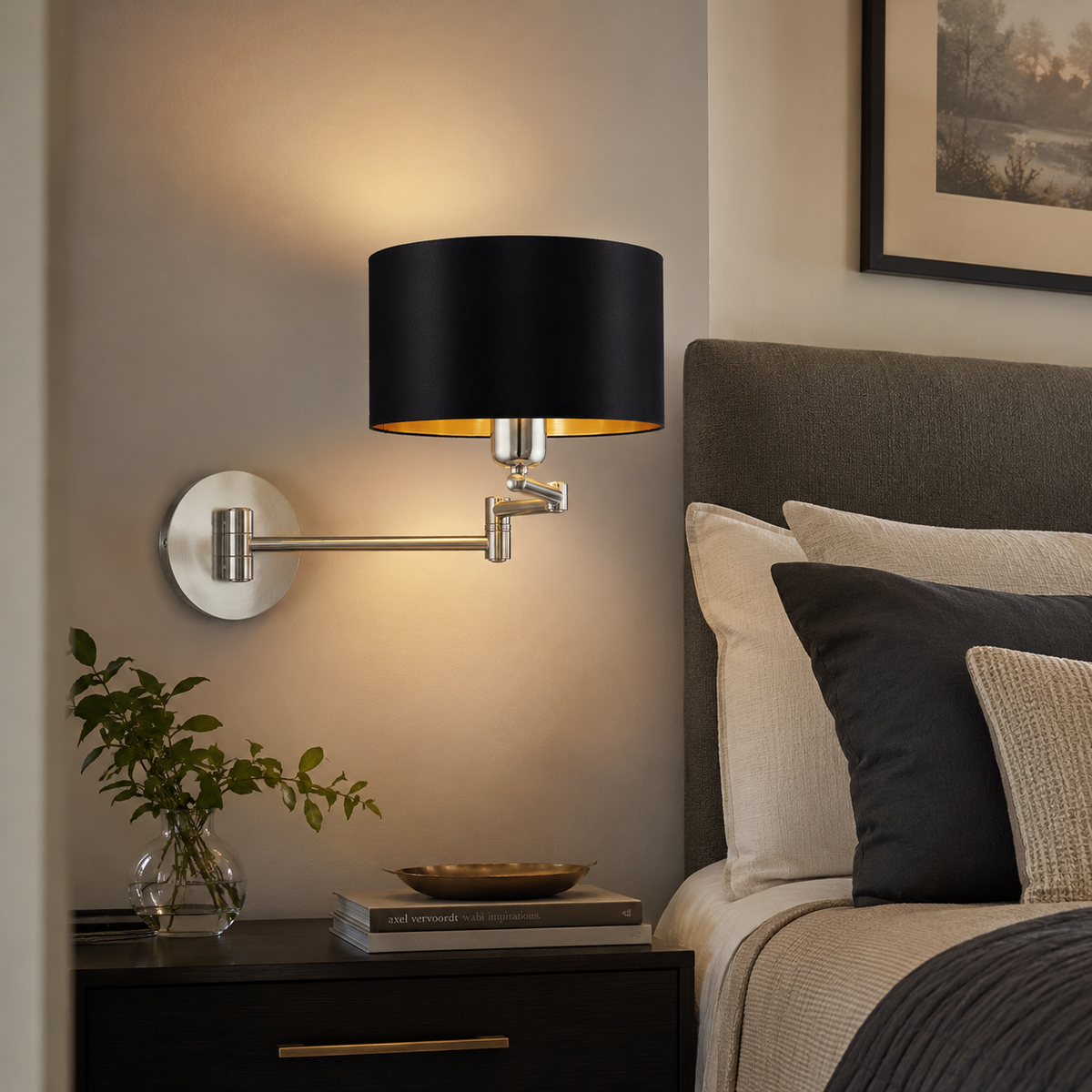 Maserlo أسود LED ليد حائط إضاءة | Decorative Indoor إضاءة