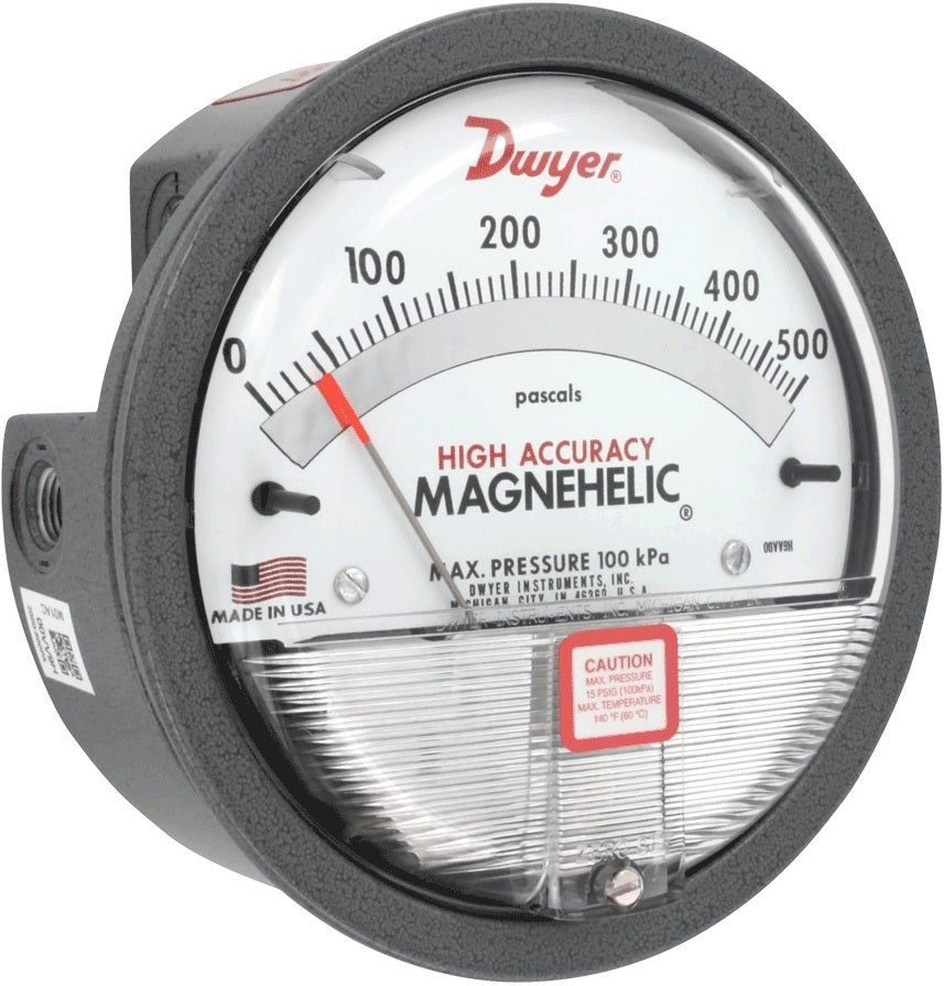 Dwyer Magnehelic Differential Pressure Gauge 0-500 pa