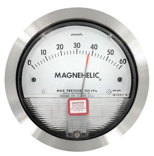 مقياس الضغط التفاضلي Magnehelic من Dwyer 0-60 باسكال