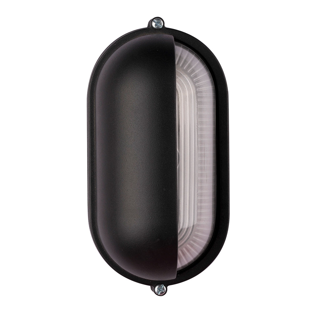 السويدي El Sewedy 13519 Oval Shape 3023 Die Cast Aluminium Body IP54 Lampbase E27 خارجي Bulkhead إضاءة | حائط خارجي إضاءة - SKU 13519