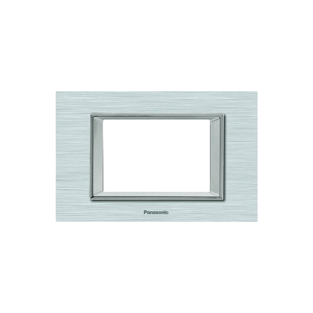 Panasonic 3M plate Matt Silver Ultima Thea | Wall Plate 215210 - SKU 215210