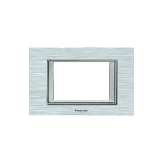 Panasonic 3M plate Matt Silver Ultima Thea | Wall Plate 215210 - SKU 215210