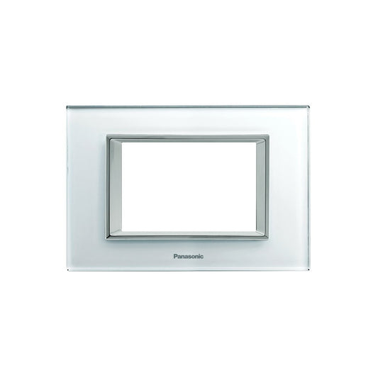Panasonic 3M plate Glass White Ultima Thea | Wall Plate 215217 - SKU 215217