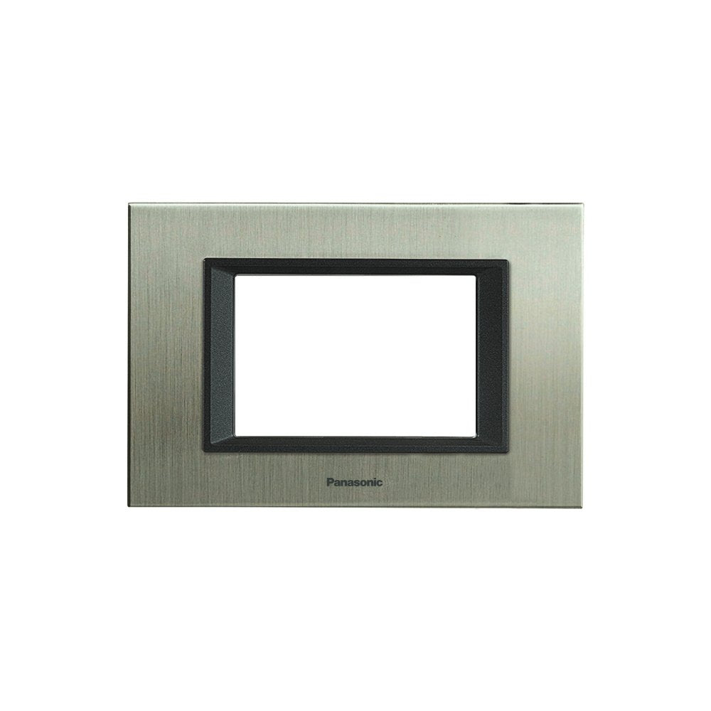 Panasonic 3M plate Metallic Gray Ultima Thea | Wall Plate 215213 - Grey - SKU 215213