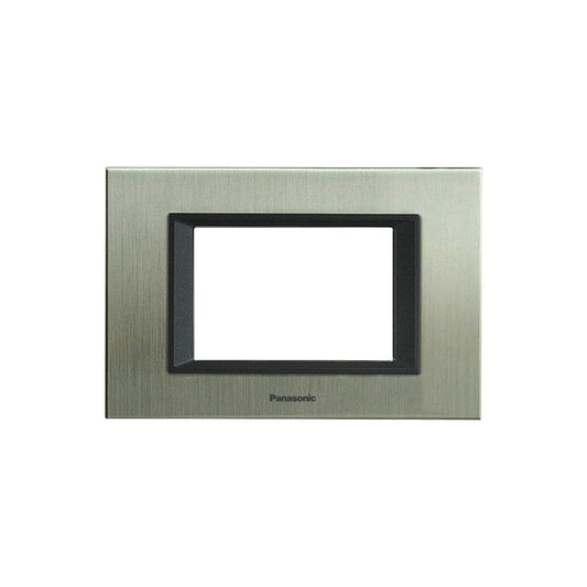 Panasonic 3M plate Metallic Gray Ultima Thea | Wall Plate 215213 - Grey - SKU 215213
