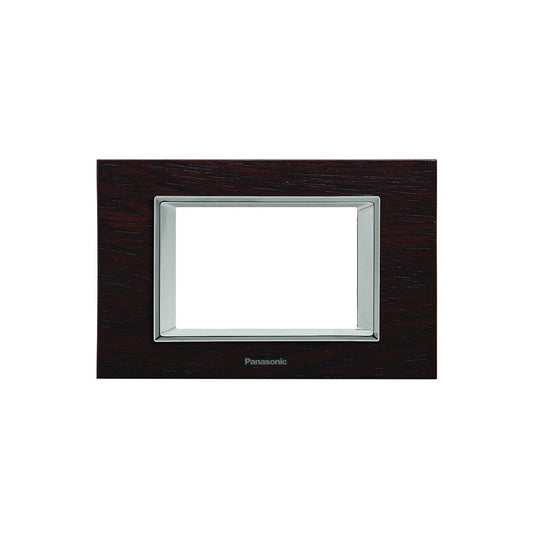 Panasonic 3M plate Wood Dark Ultima Thea | Wall Plate 215222 - SKU 215222