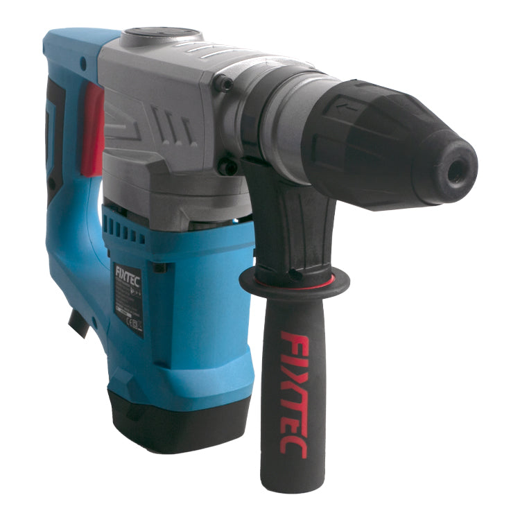 FixTec rotary hammer with accessories and case