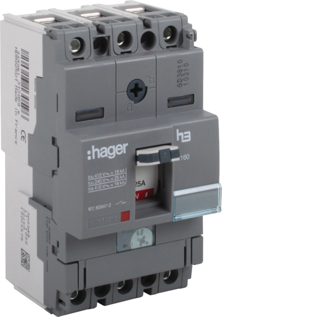 Hager hager-hda-h3-plus-mccb-adjustable-thermal-magnetic-18-ka product image