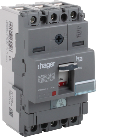 Hager hager-hda-h3-plus-mccb-adjustable-thermal-magnetic-18-ka product image