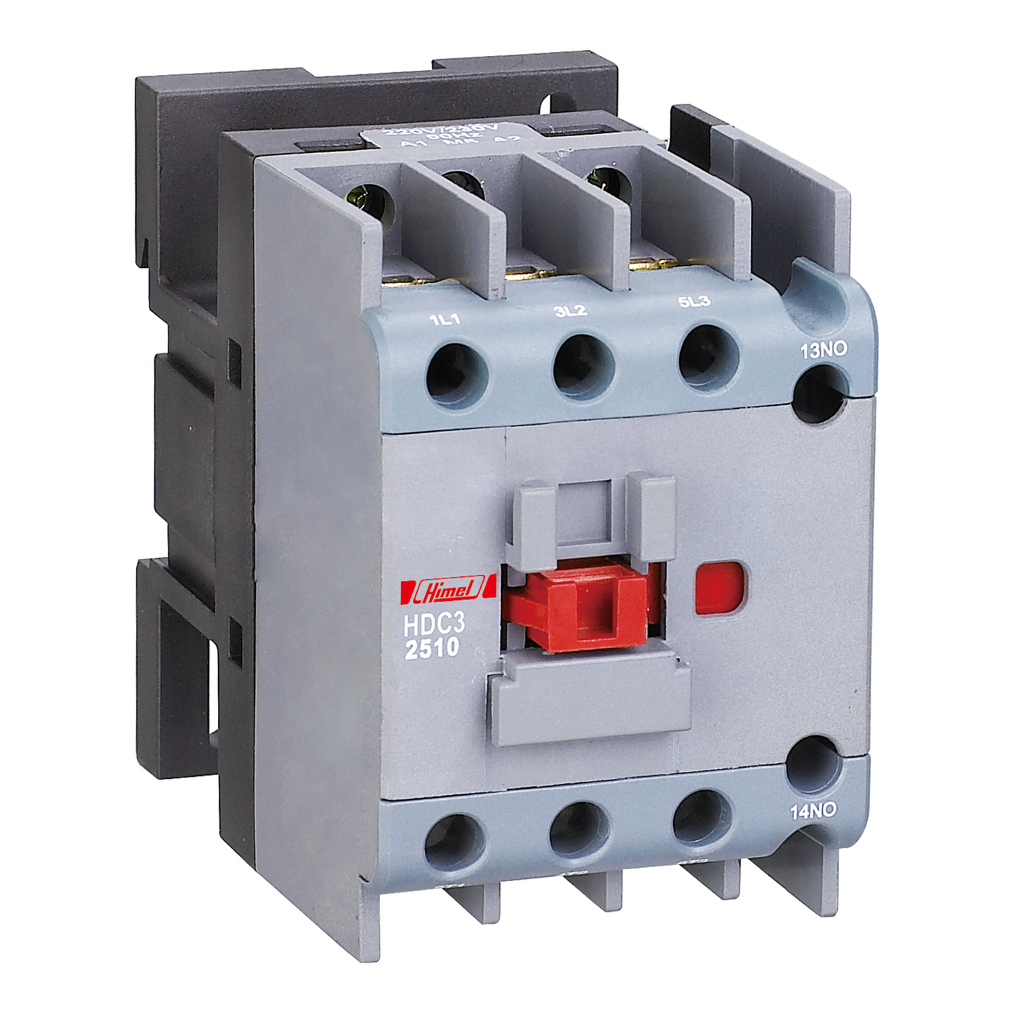 Himel HDC3 Contactor — 3-Pole, 220V AC Coil, 1NO+1NC, 9A to 95A