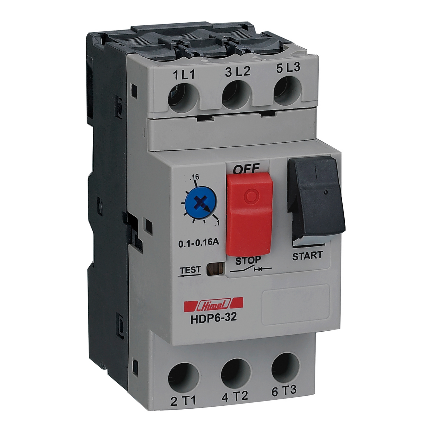 Himel HDP6 Motor Protection Circuit Breaker (MPCB) — 3-Pole, 0.1A to 80A, 100kA