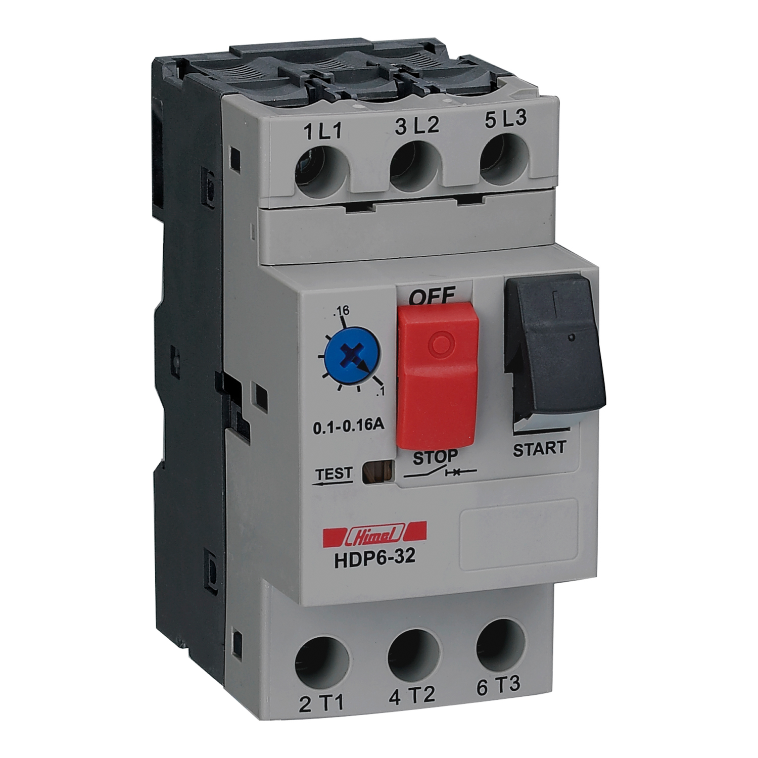 Himel HDP6 Motor Protection Circuit Breaker (MPCB) — 3-Pole, 0.1A to 80A, 100kA