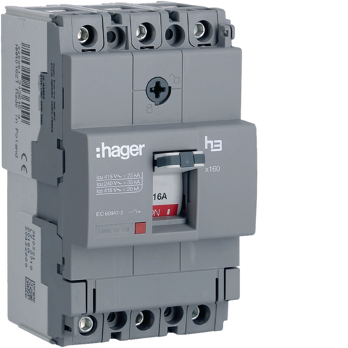 Hager hager-hha-h3-plus-mccb-fixed-thermal-magnetic-25-ka product image