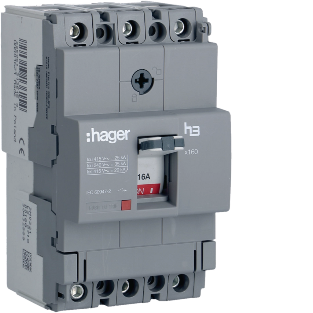 Hager hager-hha-h3-plus-mccb-fixed-thermal-magnetic-25-ka product image