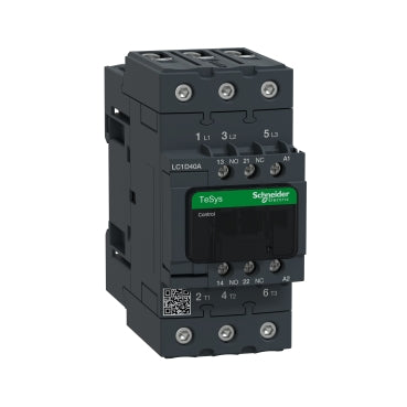 Schneider Electric TeSys D LC1D40A Contactor | LC1D40AM7, 3-Pole, 40A AC-3, 220V AC Coil