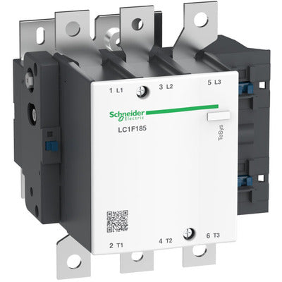 Schneider Electric TeSys F ملامس صناعي شديد التحمل LC1F185M7 | 3 أقطاب، تيار متردد-3 185 أمبير، ملف تحكم 220 فولت تيار متردد 50/60 هرتز مفتاح طاقة