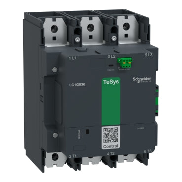 Schneider Electric TeSys Giga High-Power Contactor LC1G800KUEN | 3-Pole (3NO), AC-3 800A, 100-250V AC/DC Wide-Band Electronic Coil Smart Power Switch